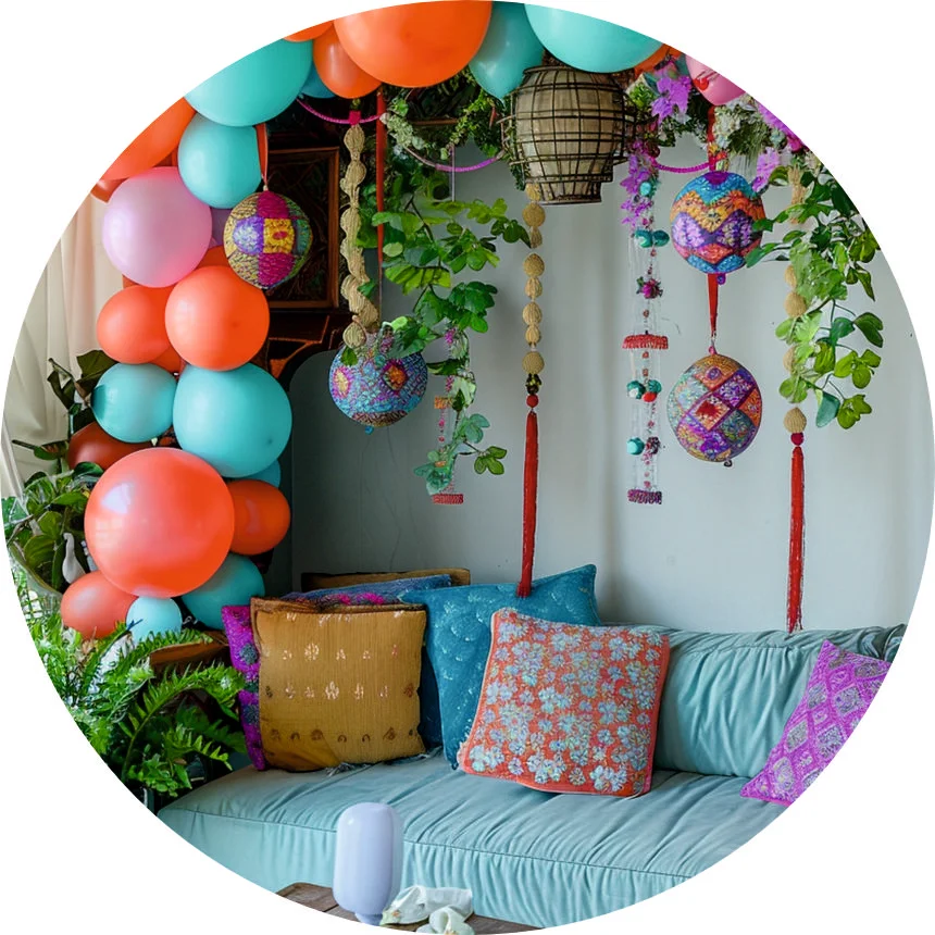 Lohri Balloon Decoration in Mumbai