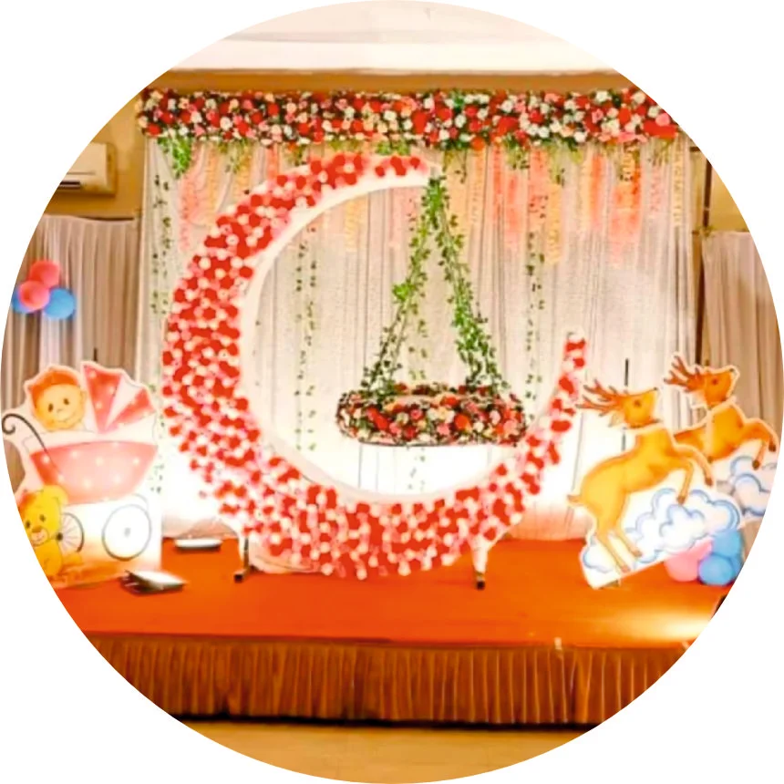 Naming Ceremony Balloon Decoration in Mumbai