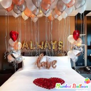 Love Proposal Balloon Decoration Mumbai