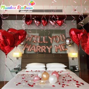 Marriage Proposal Balloon Decoration in Mumbai