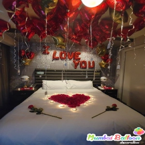 Love Proposal Balloon Decoration Mumbai