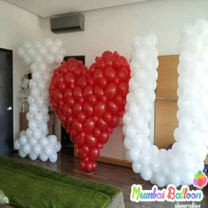 Love Proposal Balloon Decoration Mumbai
