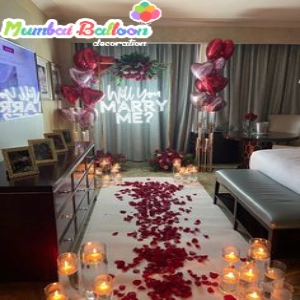 Marriage Proposal Balloon Decoration in Mumbai