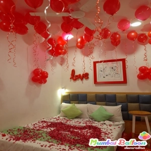 Love Proposal Balloon Decoration Mumbai
