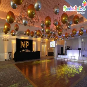 Wedding Banquet Hall Balloon Decoration