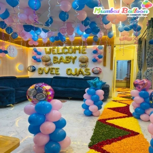 Baby Welcome Balloon Decorations in Mumbai