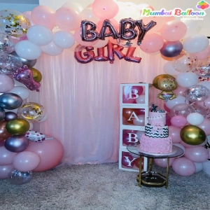 Baby Welcome Balloon Decorations in Mumbai