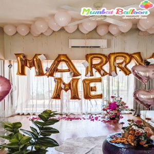 Marriage Proposal Balloon Decoration