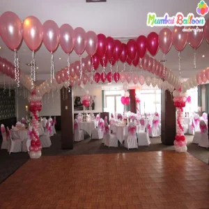 Wedding Banquet Hall Balloon Decoration