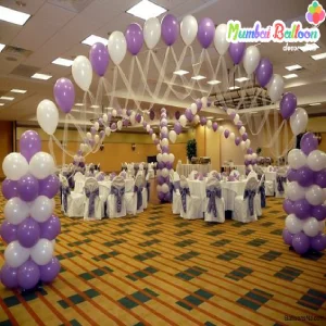 Wedding Banquet Hall Balloon Decoration