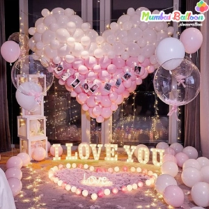 Marriage Proposal Balloon Decoration