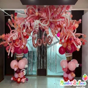 Love Proposal Balloon Decoration Mumbai